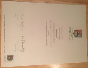 Acheter un diplôme de master ou un diplôme de remplacement de l'Université de Birmingham en ligne