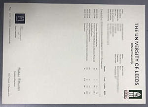 fake transcript, University of Leeds official transcript replacement